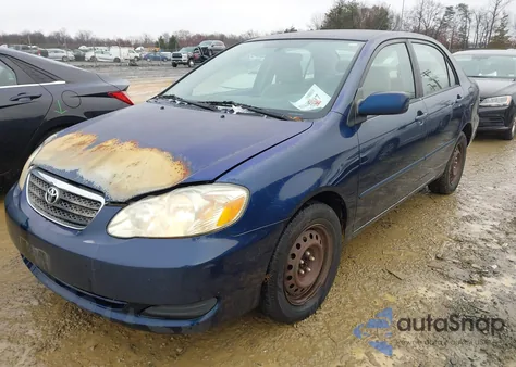 2006 Toyota Corolla Le from USA, damaged, VIN JTDBR32EX60085575